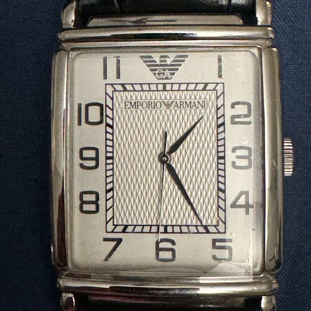 Armani watch. Needs battery